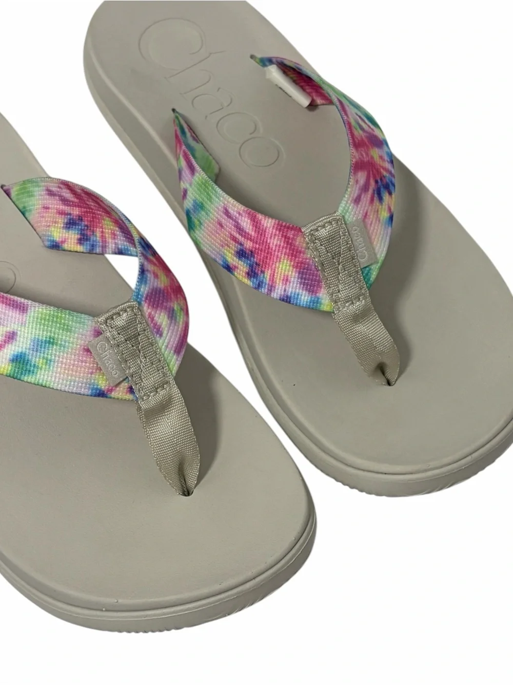 Chaco Chillos Tie Dye Women’s Flip Flops - Look New - Size 9